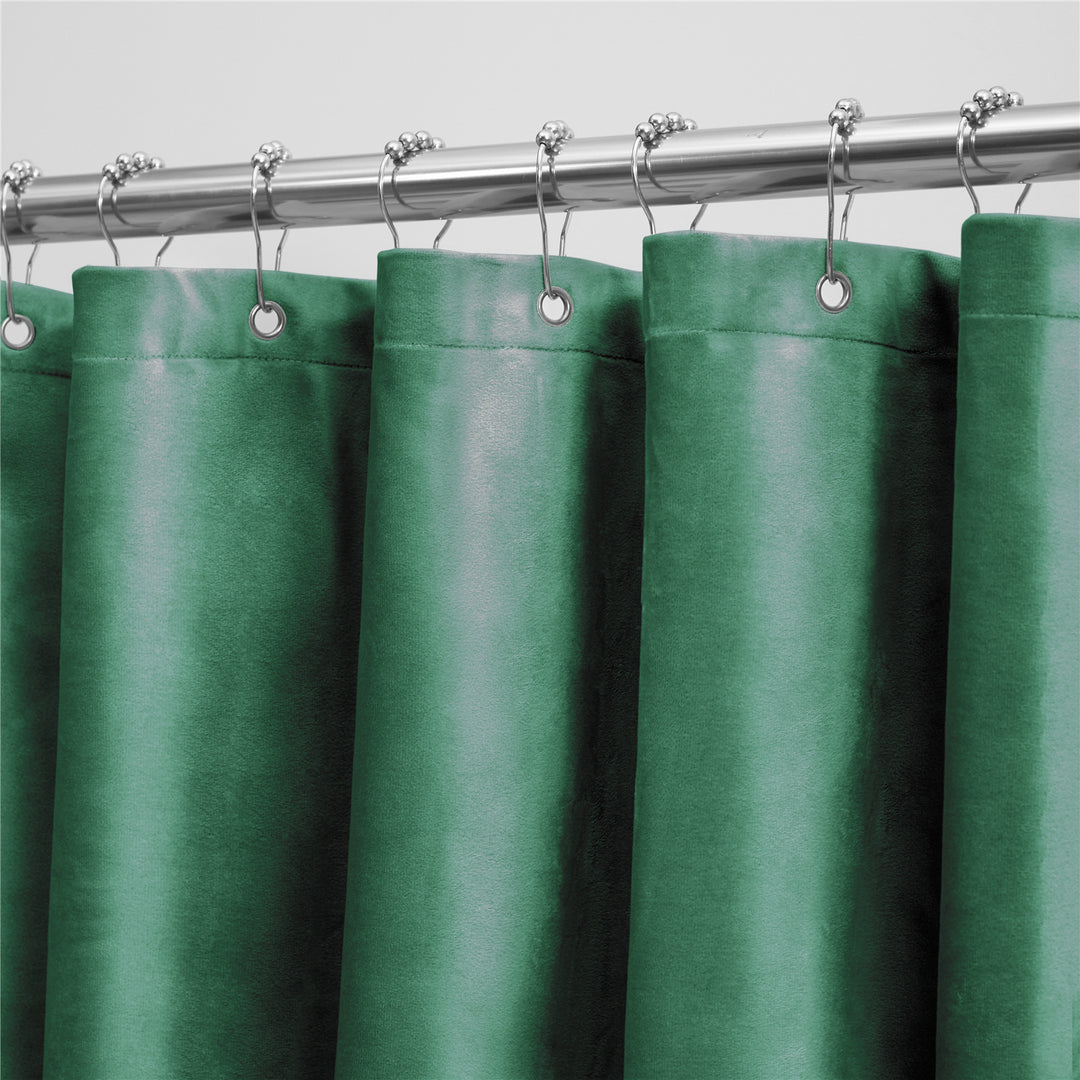 Velvet Grommet Top Curtain Stornfield