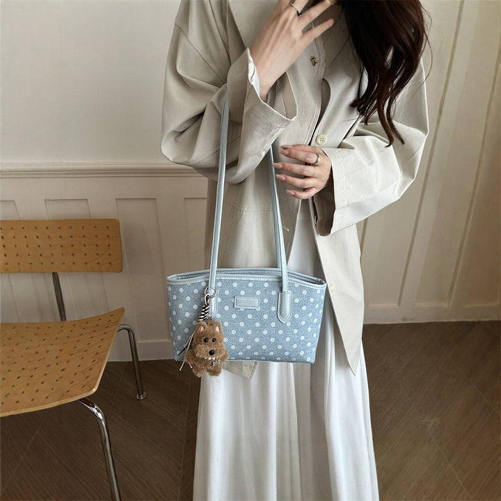 Elegant Polka Dot Tote Bag
