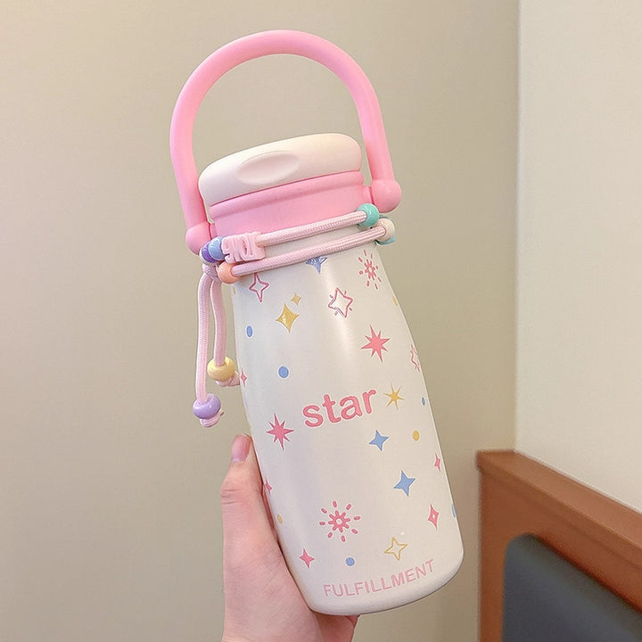 Women’s creative drinking bottle with funny design and practical cord Stornfield