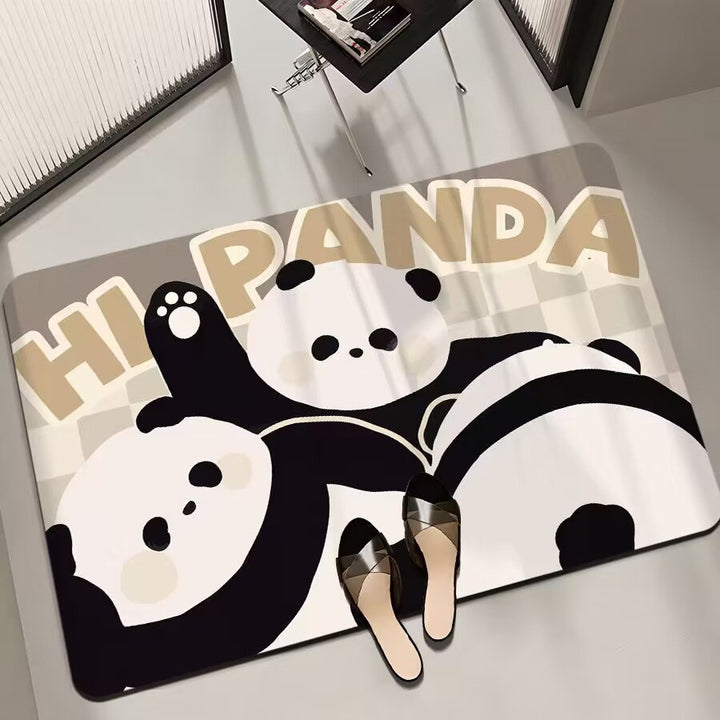 Cartoon-Themed Bath Mat