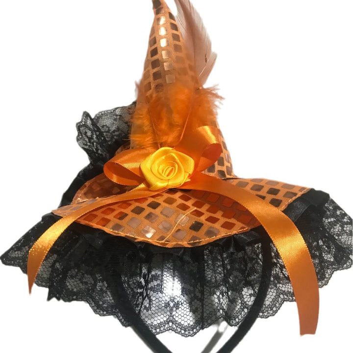Glittering Witch Hat Decoration