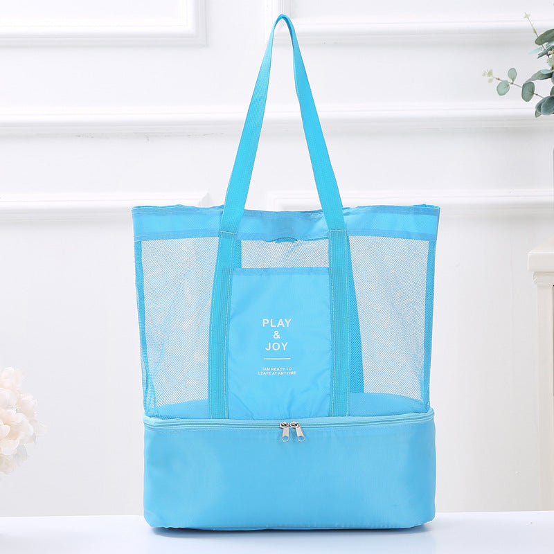 Versatile Multi-Pocket Mesh Beach Tote Stornfield