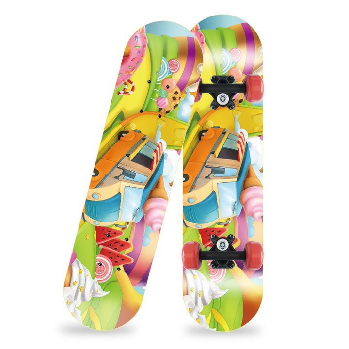 Cartoon-Inspired Mini Skateboard Stornfield
