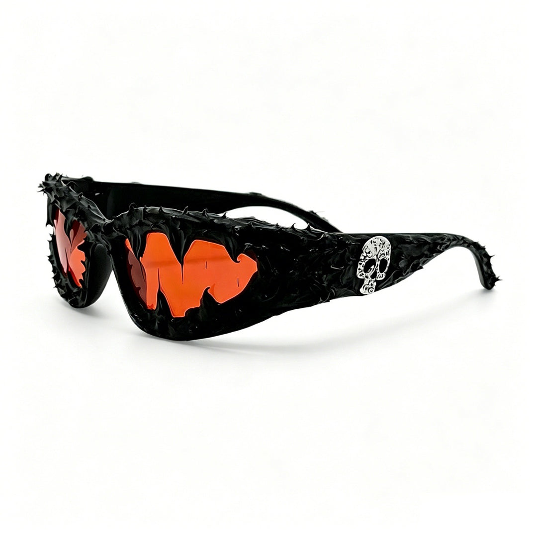 Ladies creative fashion sunglasses with unique spikes and skull design Stornfield