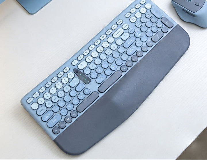 Ergonomic Wireless Keyboard and Mouse Combo Stornfield