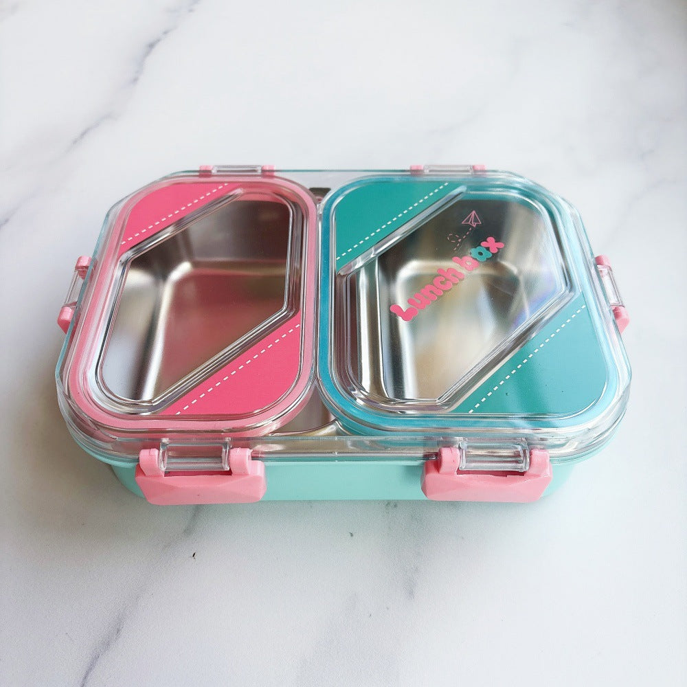 Multi-Compartment Insulated Lunch Box