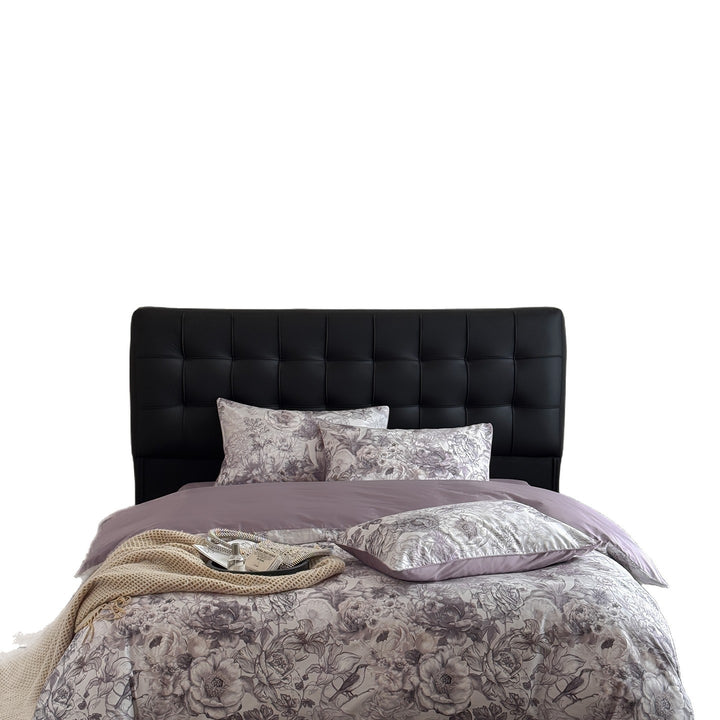 Floral Reversible Cotton Sateen Duvet Cover Set