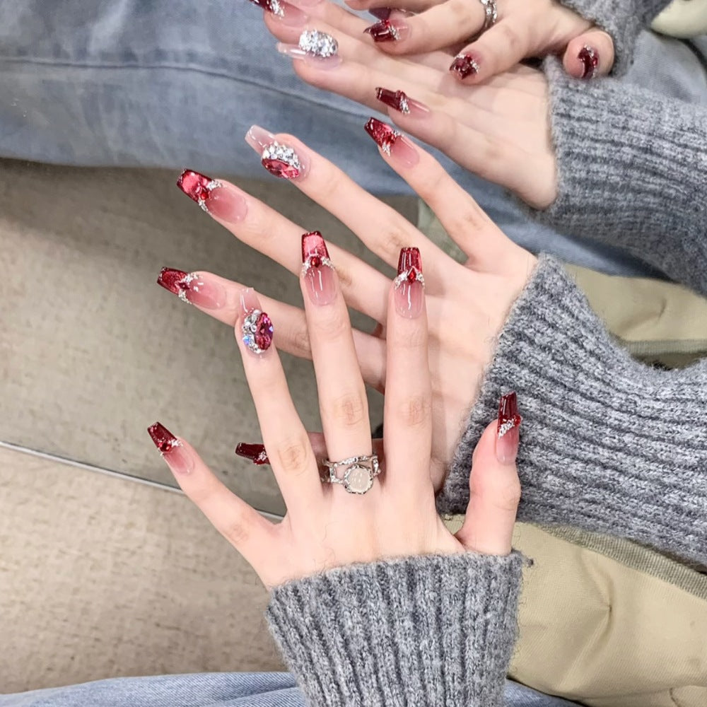 Decorative Luxury Press-On Nail Set Stornfield