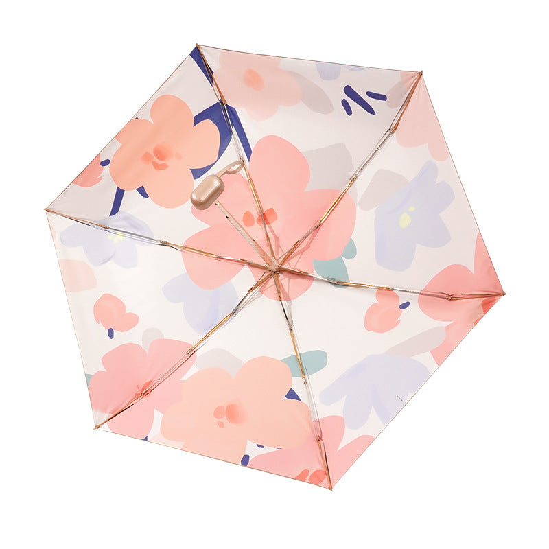 Ladies compact foldable umbrella with innovative folding mechanism Stornfield