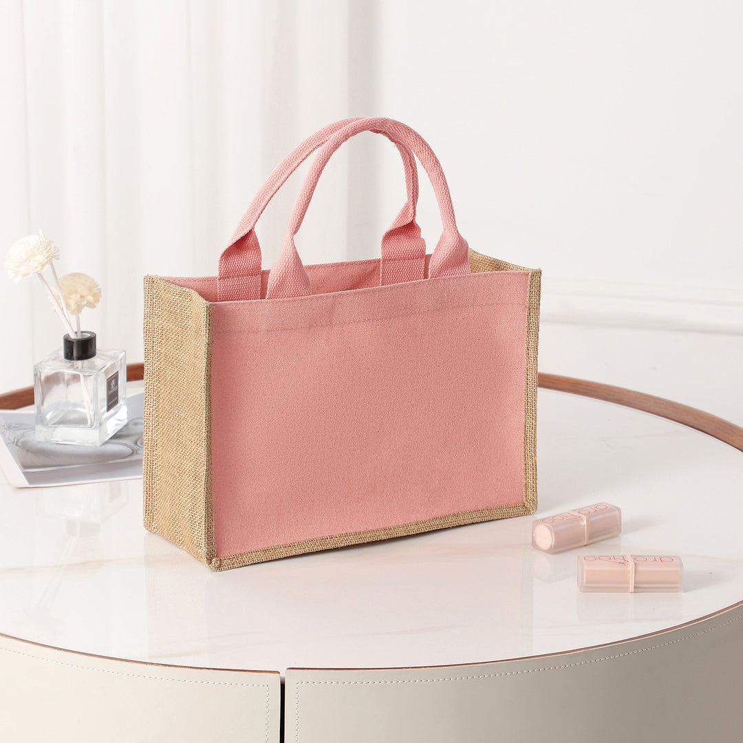 Spacious jute bag with reinforced handles Stornfield