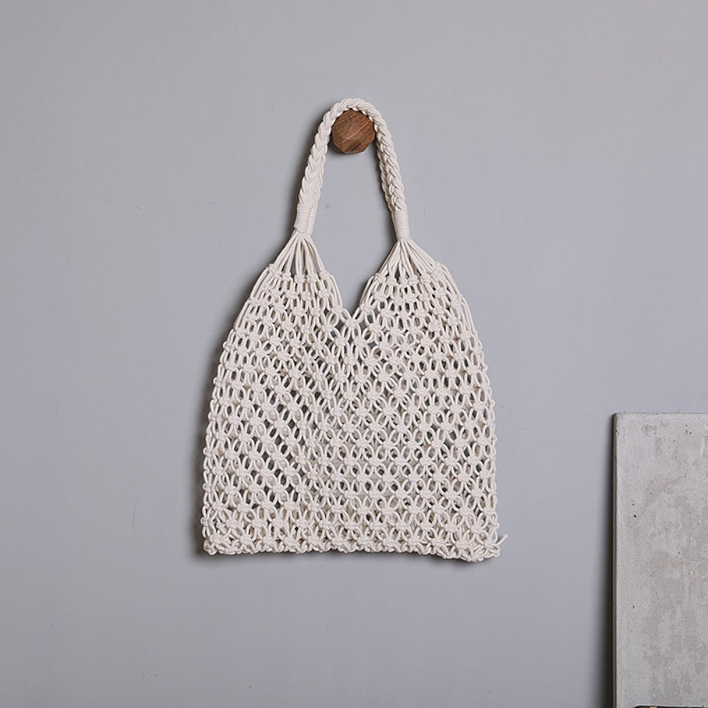 Handcrafted net shopping bag Stornfield
