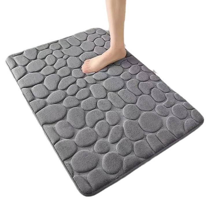 Textured Pebble Bath Mat