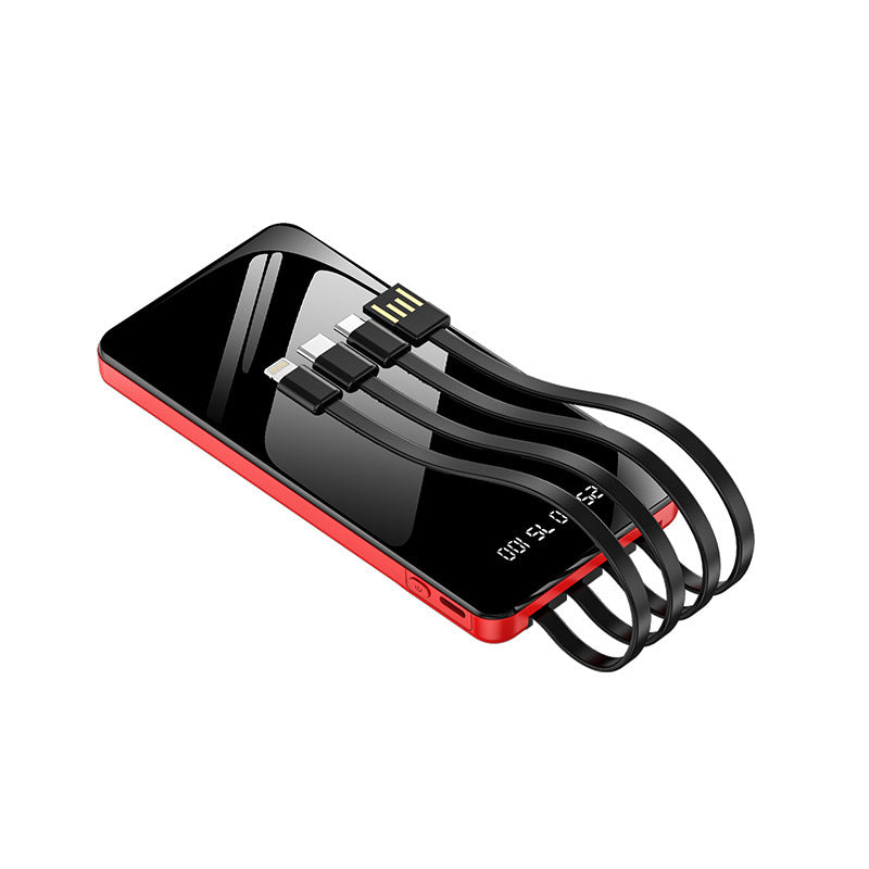 Multifunctional Power Bank with Integrated Cable System Stornfield