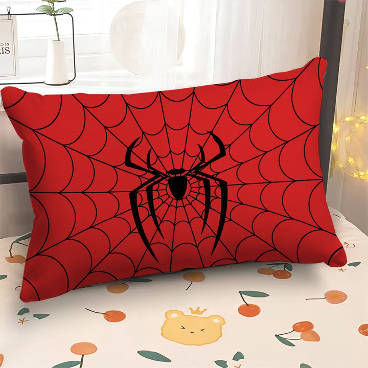 Spider-Themed Decorative Throw Pillow