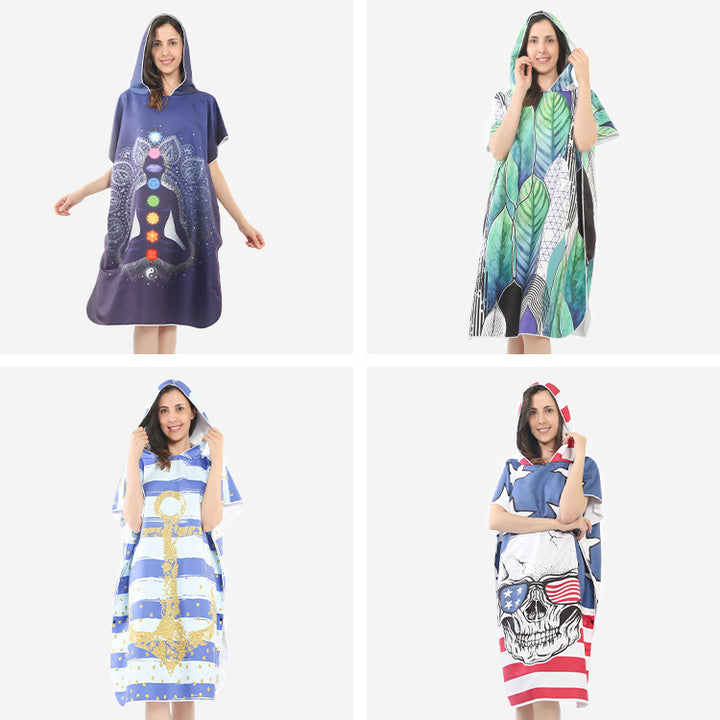 Beach dress with tropical print Stornfield