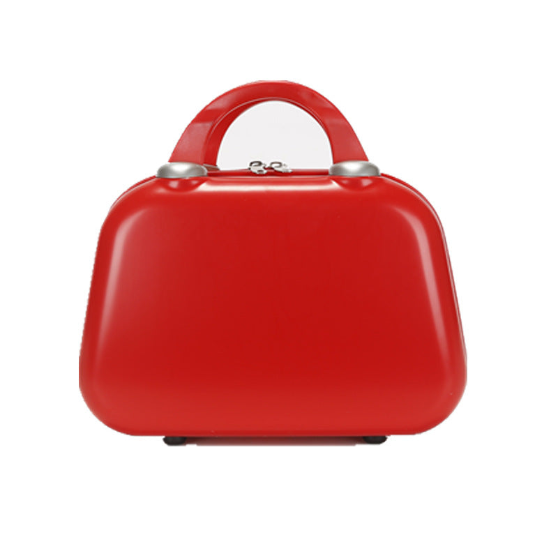 compact hard-shell travel cosmetic vanity case with dual top handles and secure zipper closure Stornfield