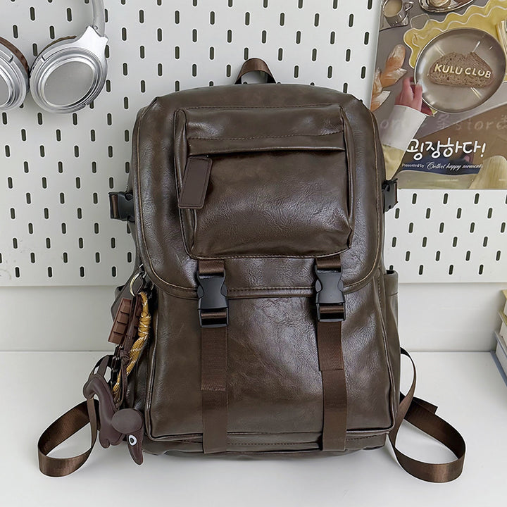 Structured Leather Backpack Stornfield
