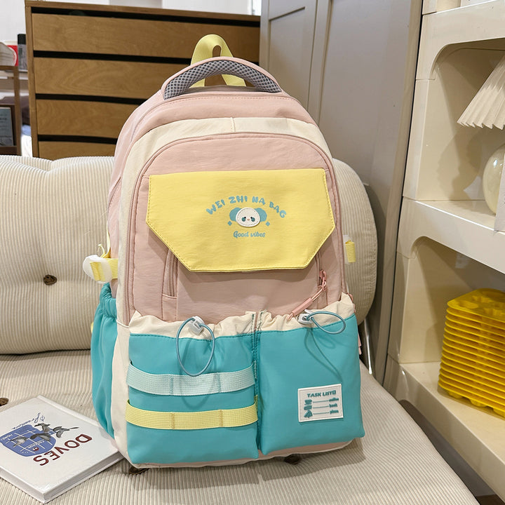 Playful Illustrated Multi-Pocket Backpack Stornfield