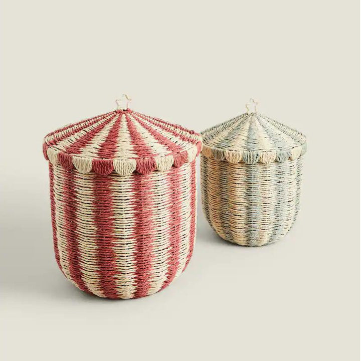 Decorative Woven Storage Canister Stornfield