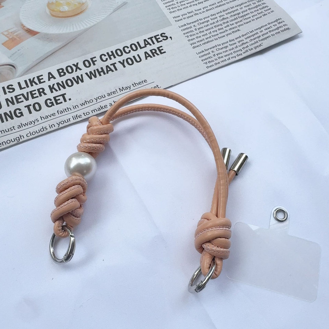 Elegant Knotted Leather Keychain Holder Stornfield