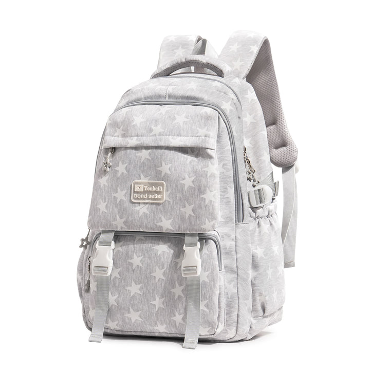Stylish Star-Embellished Casual Backpack Stornfield
