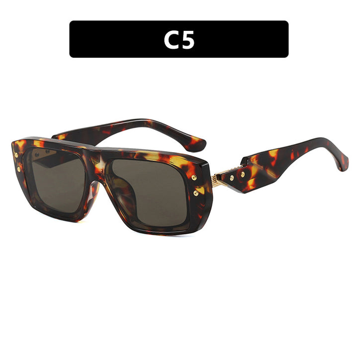 Women's fashionable square glasses with multicolored transparent frame Stornfield