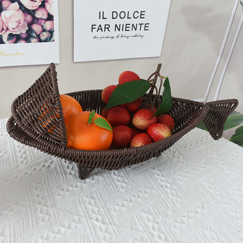 Decorative Fish-Shaped Storage Basket Stornfield
