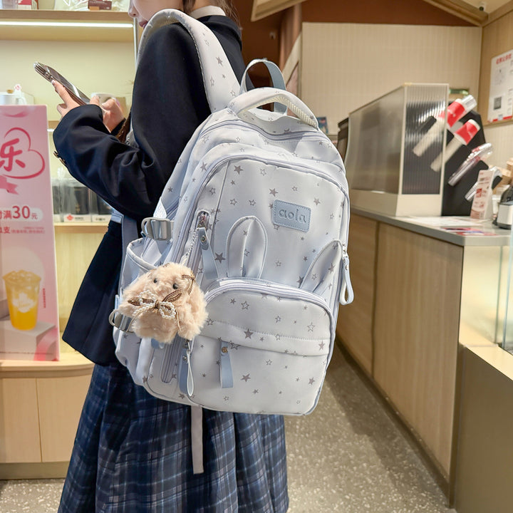 Star Print Multi-Functional Backpack Stornfield