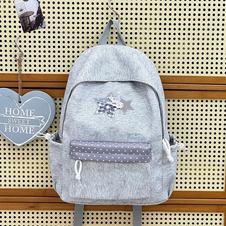 Stylish Star-Embellished Backpack Stornfield