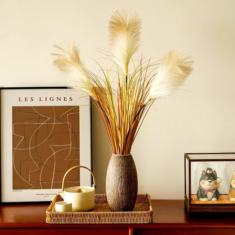 Elegant Decorative Pampas Grass Arrangement
