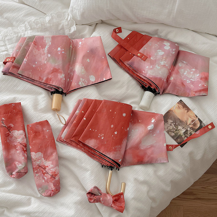 Ladies Foldable Umbrella with Innovative Flower Design Stornfield