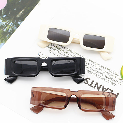 Ladies Fashion Square Sunglasses with Animal Print Stornfield