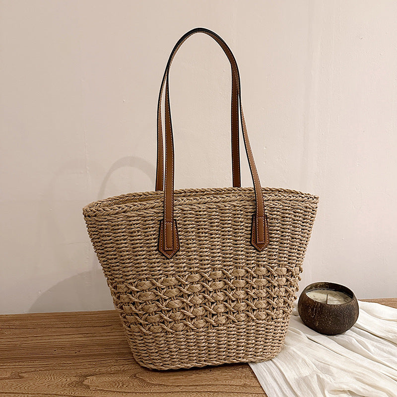 Woven Straw Tote