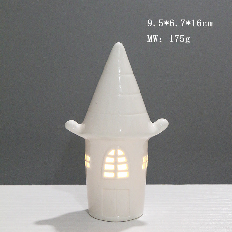 Ceramic House-Shaped Night Light Stornfeild