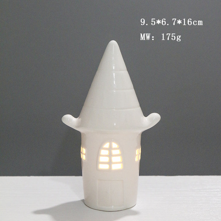 Ceramic House-Shaped Night Light Stornfeild