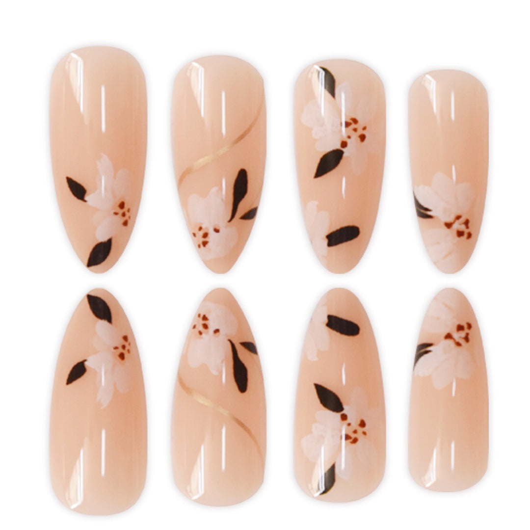Artistic Floral Press-On Nail Enhancements Stornfield 1787913849