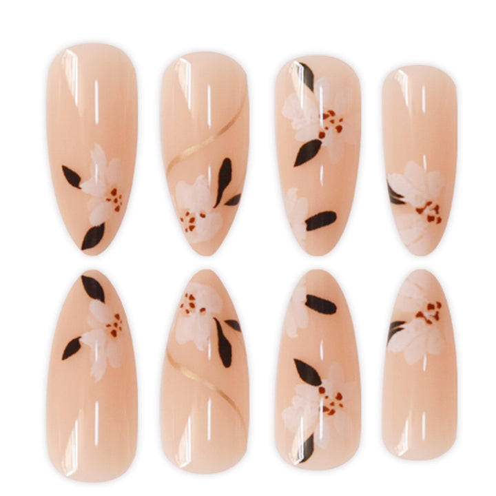 Artistic Floral Press-On Nail Enhancements Stornfield 1787913849