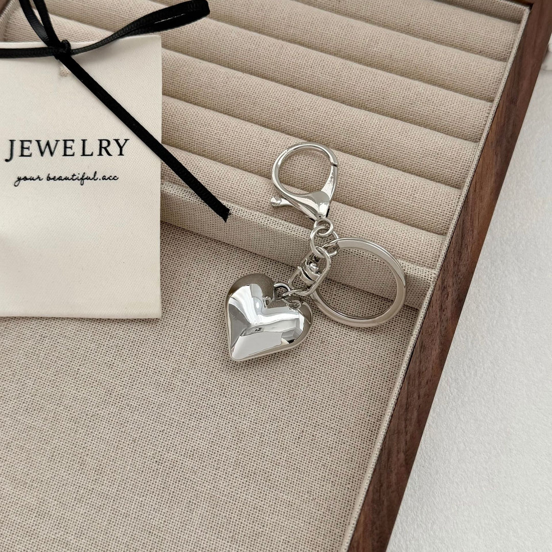 Heart-Shaped Metal Keychain Stornfield
