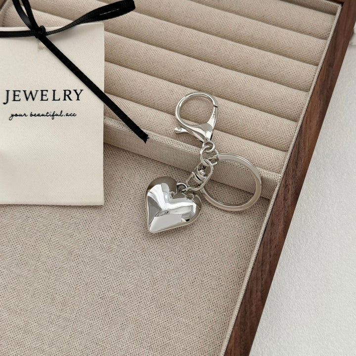 Heart-Shaped Metal Keychain Stornfield