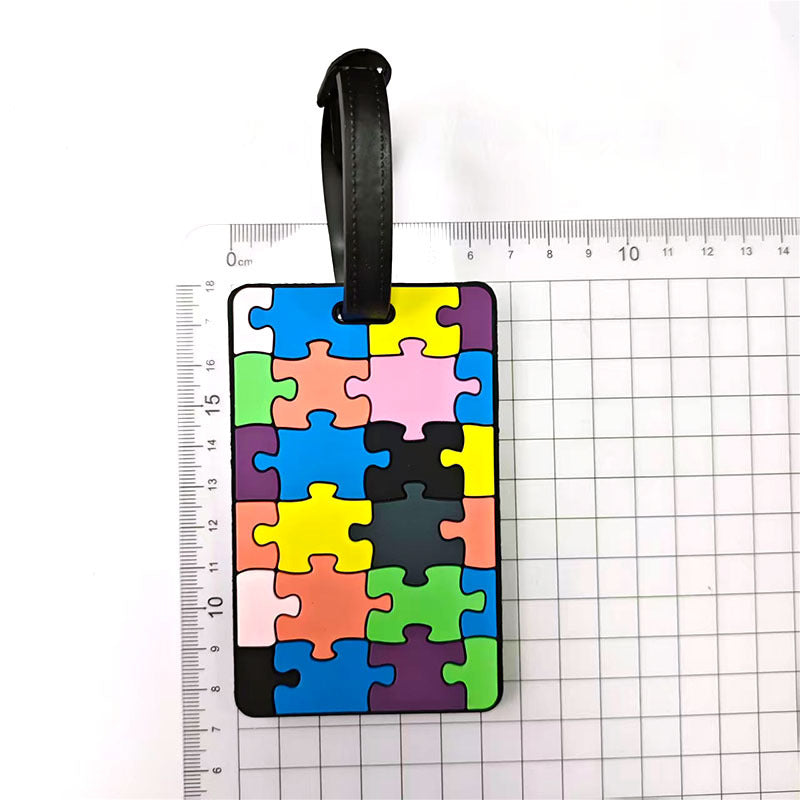 Unisex Geometric Patterned Luggage Identifier Stornfield
