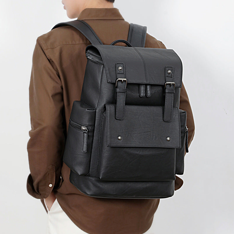 Elegant Backpack Made of Durable Synthetic Leather Stornfield