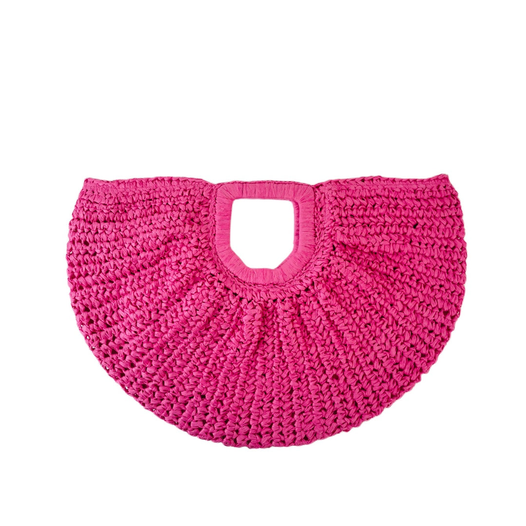 Handcrafted Ribbed Structure Beach Bag Stornfield