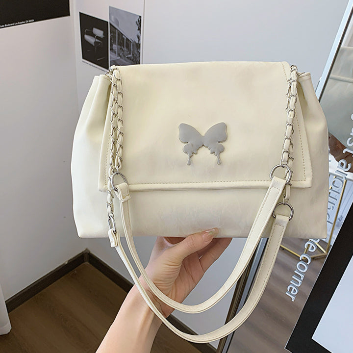 Chic Butterfly Accent Slouchy Handbag Stornfield