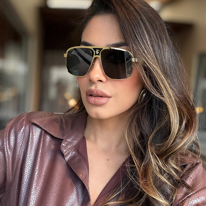 Men's Bold Fashion-Driven Shield Sunglasses Stornfield