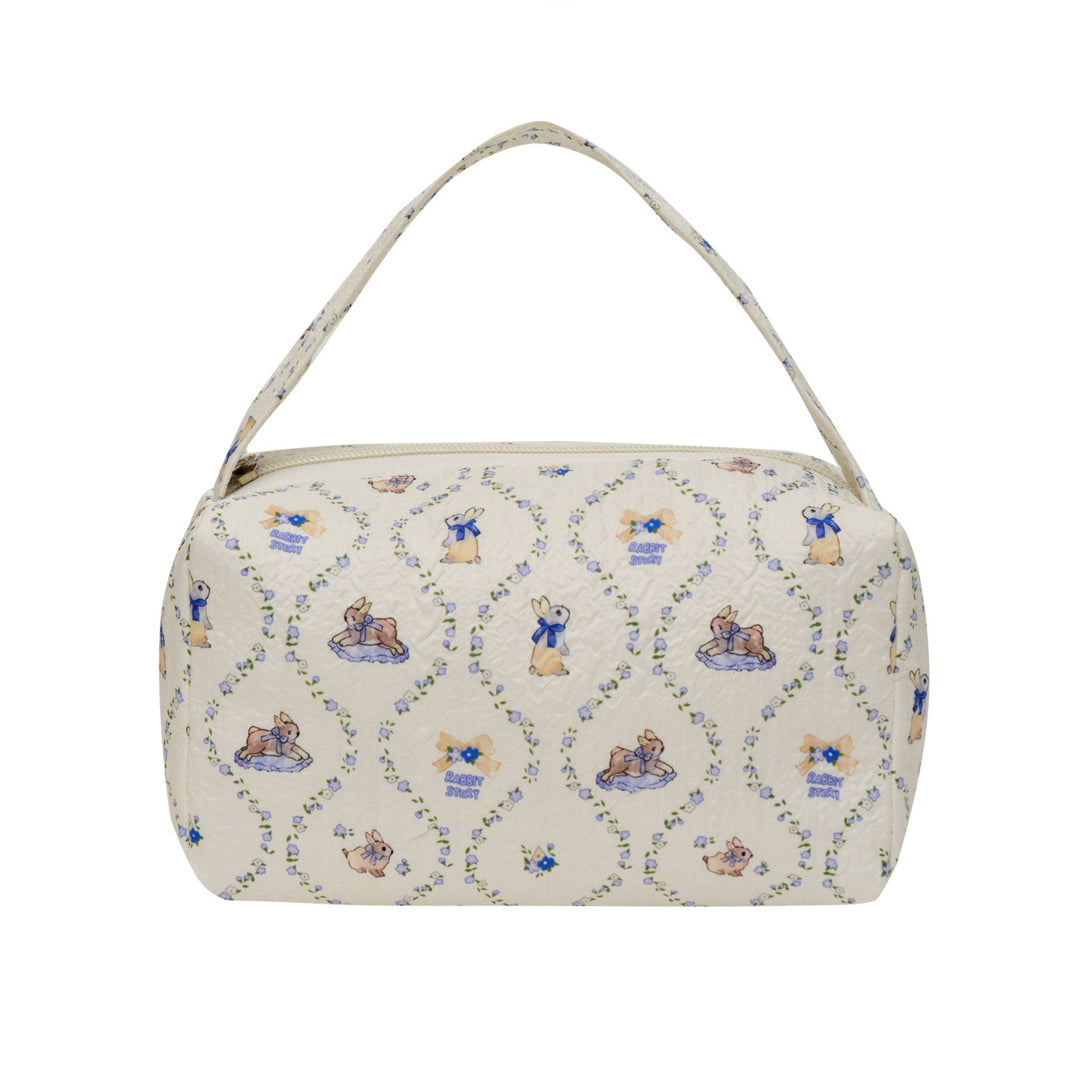 WoCharming Quilted Travel Cosmetic Bag Stornfield