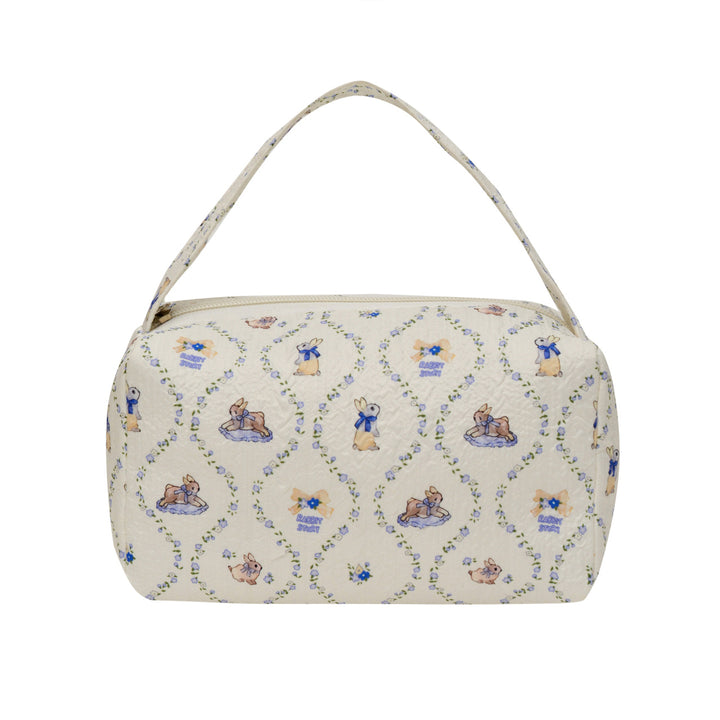 WoCharming Quilted Travel Cosmetic Bag Stornfield