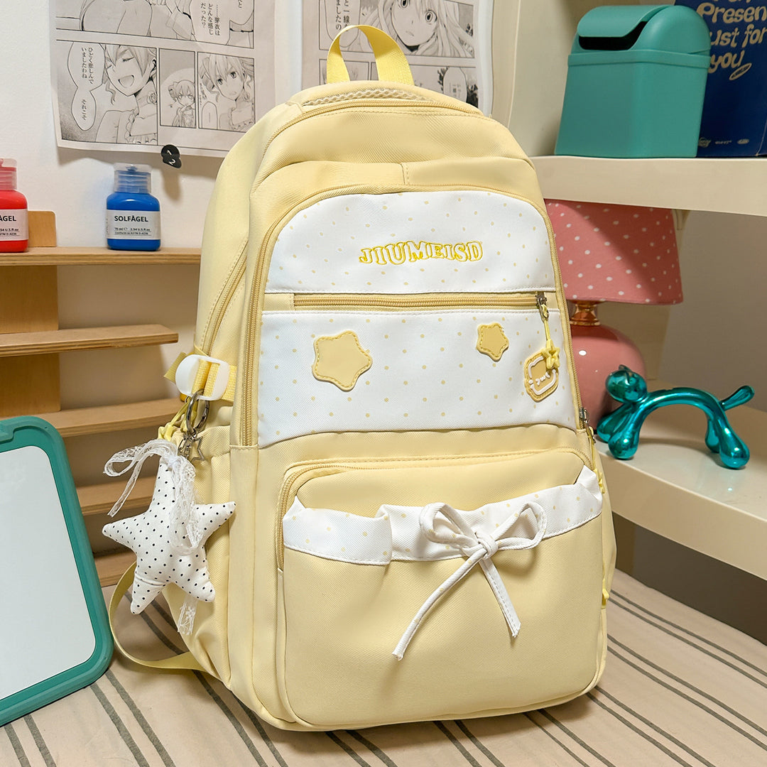 Charming Decorative Star-Embellished Backpack Stornfield