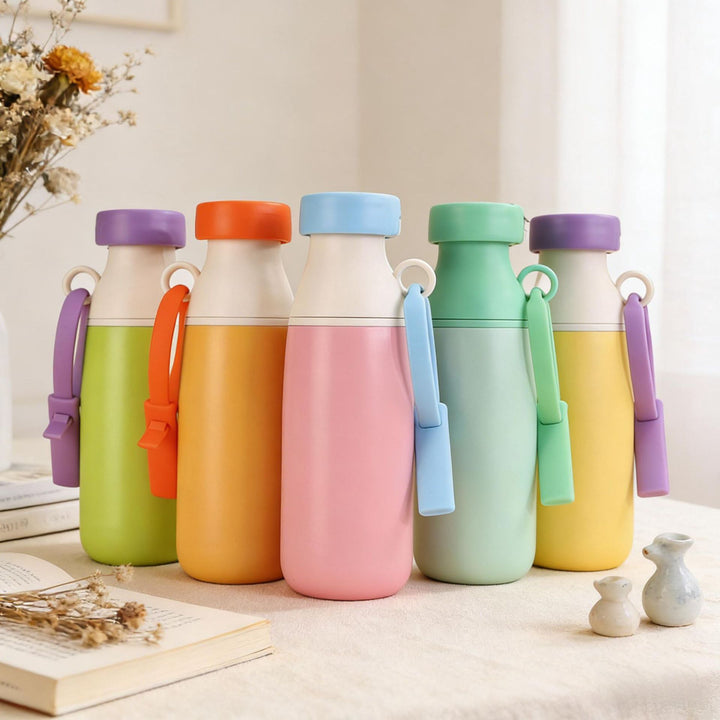 Ladies Insulated Sports Water Bottle with practical carrying strap Stornfield