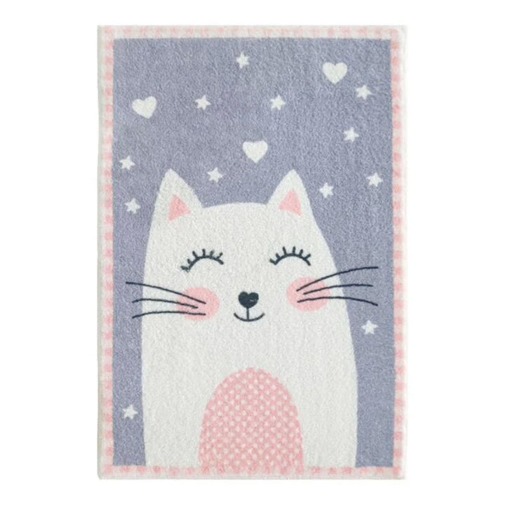 Cute Bunny-Themed Decorative Area Rug for Home