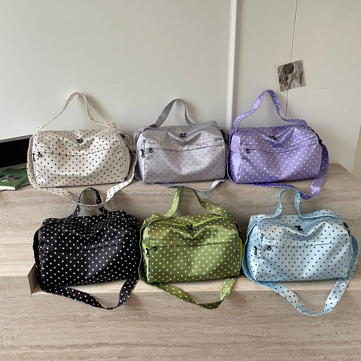 Stylish Polka Dot Travel Duffle Bag Stornfield